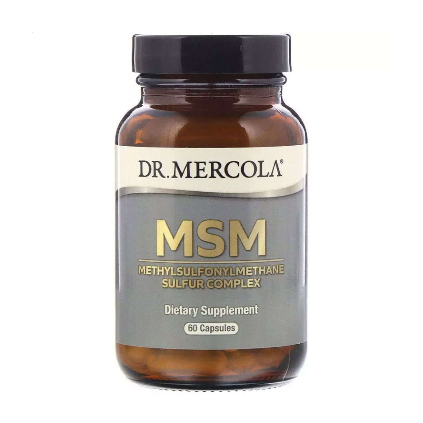 Комплекс метилсульфонілметану сірки Dr. Mercola MSM, 60 капсул